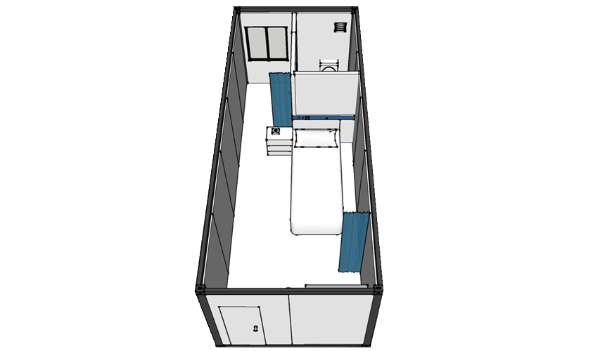 HY-A226 Hysun Good Quality Modular Homes Prefab House Flat Pack Container Hospital