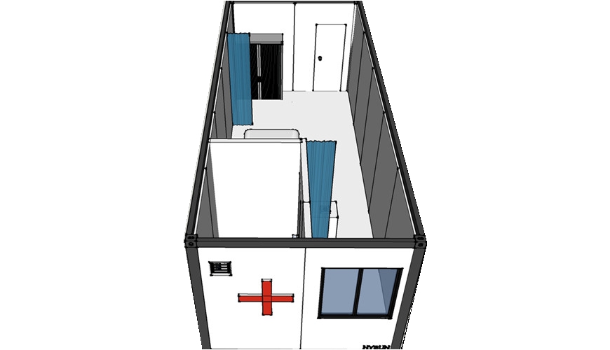 HY-A226 Hysun Good Quality Modular Homes Prefab House Flat Pack Container Hospital