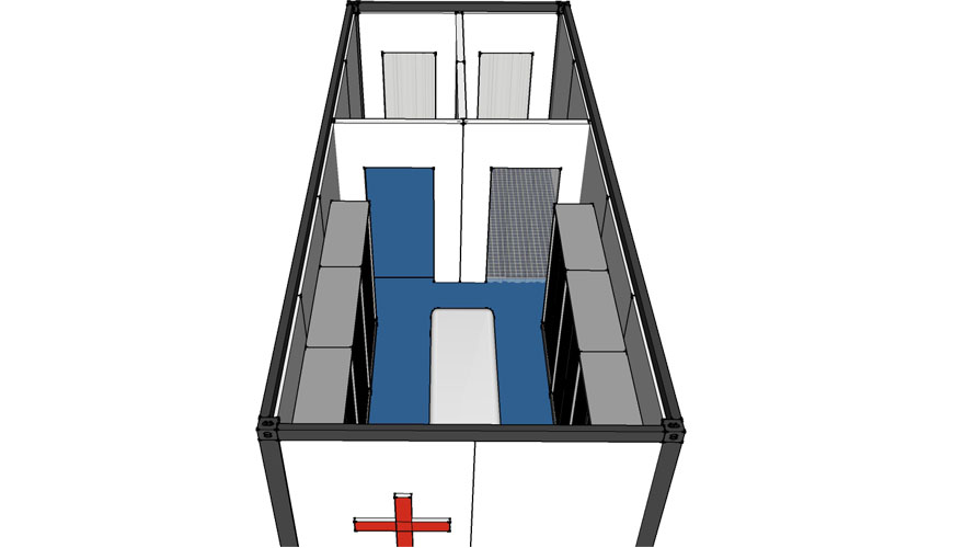 HY-A Hysun Prefabricated Flatpack Clinic Container House for Hospital