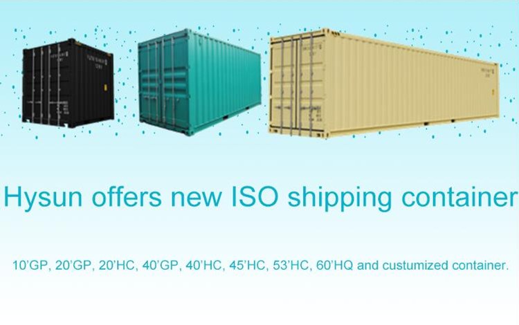 Hysun offer new ISO shipping container