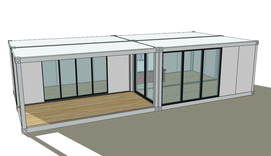 HY-A219 Hysun New Design Flat Pack Container House Modular Prefabricated SteelContainer Home