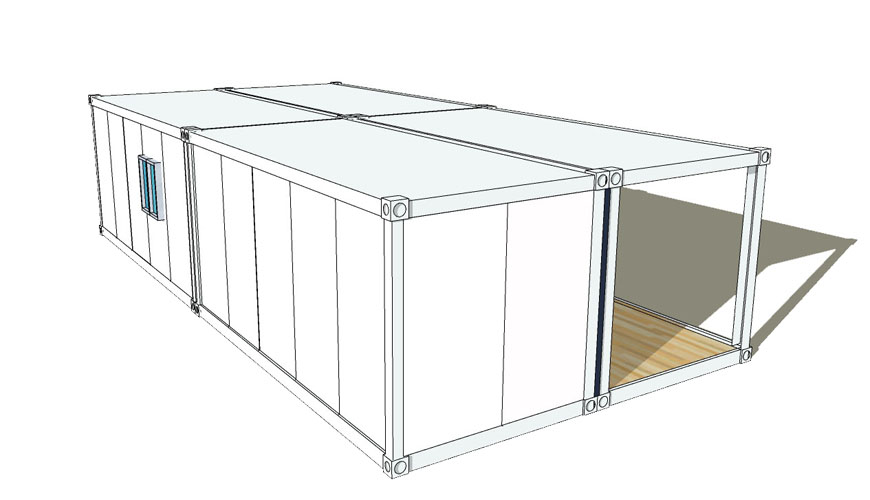 HY-A219 Hysun New Design Flat Pack Container House Modular Prefabricated SteelContainer Home