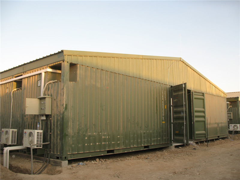 Prefab Flat Pack Container Military Base