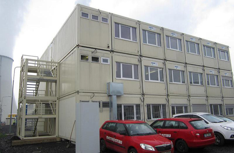 The Czech Republic: Fast Assemble Modular Flat Pack Container Office Building