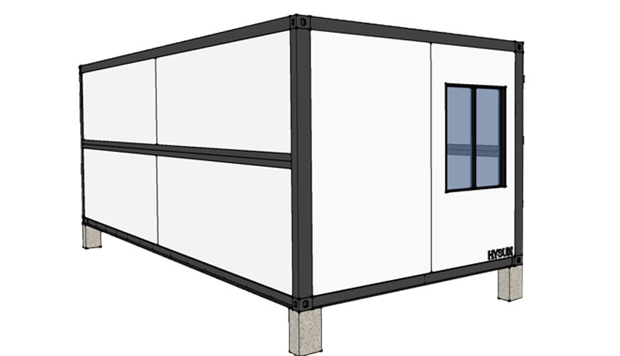 HY-F010 HYSUN Modular Ready Made Folding Modular Container House Prefab Foldable Container Home with Bathroom
