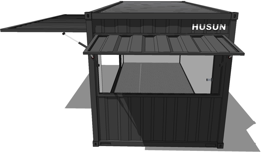 HY-Q017 HYSUN Popular Container Coffee Shop Portable Mobile Pop-up Shipping Container Cafe Bar New Design Shop