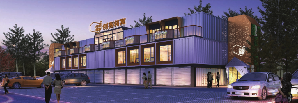 China: Modular Modified House LoHas Container Shop