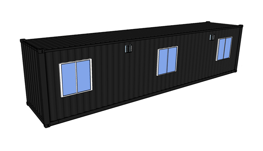 HY-M303 Hysun Customized Prefab House Container Coffee Shop Shipping Container Dimensions House Shipping Container Guest House