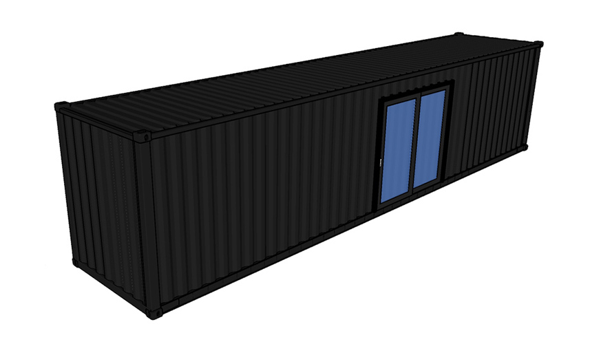 HY-M303 Hysun Customized Prefab House Container Coffee Shop Shipping Container Dimensions House Shipping Container Guest House