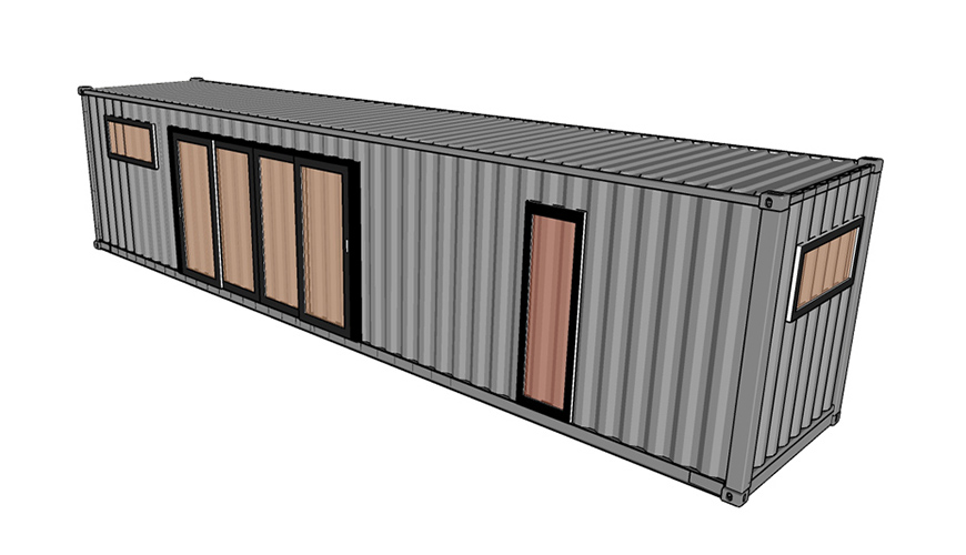 HY-M305 Hysun Modified Eco-Friendly shipping container home USA solar kits with High-Quality container homes for sale