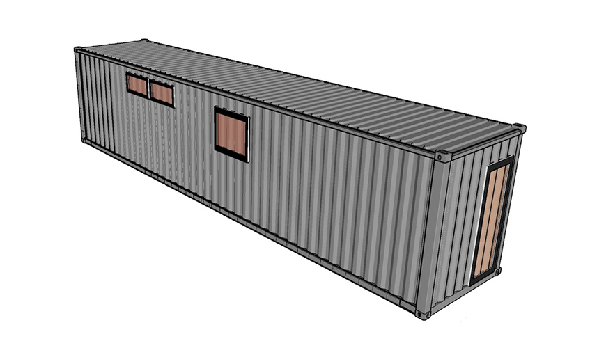 HY-M305 Hysun Modified Eco-Friendly shipping container home USA solar kits with High-Quality container homes for sale