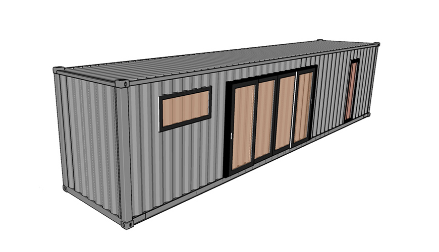 HY-M305 Hysun Modified Eco-Friendly shipping container home USA solar kits with High-Quality container homes for sale