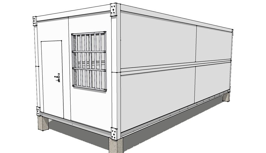 HY-F013 HYSUN movable folding container house for sale collapsible container hotel prefab folding container home office