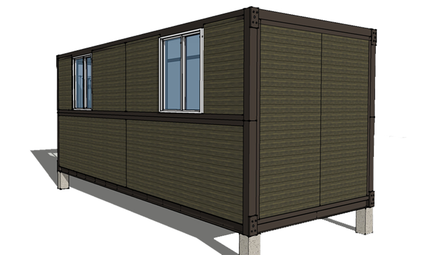 HY-F014 HYSUN custom portable mobile modular expandable folding container house prefabricated movable folding container house