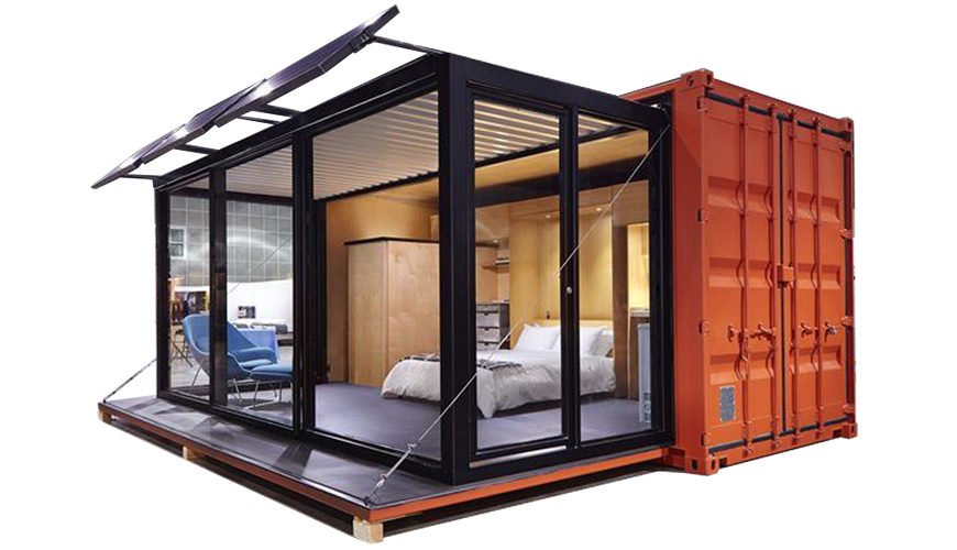 HY-Y880 HYSUN new design 20HQ pod-out modified shipping container coffee shop portable mobile prefab glass steel structure cafe bar