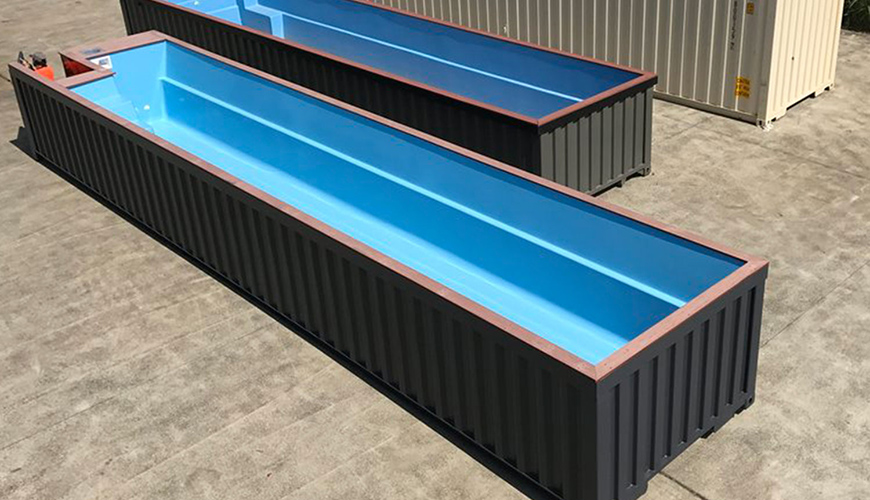 HY-G Hysun Portable New Design Prefab Mobile Modified Shipping Container Swimming Pool with Steel Structure