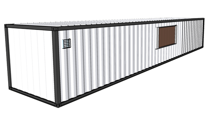 HY-M307 Hysun portable 40FT Shipping Container Modified steel living movable container small house shipping container office