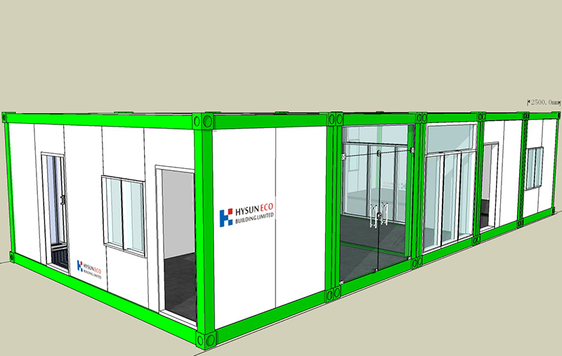 Sales information: Hysun sold 8 fast assemble container houses to Indonesia