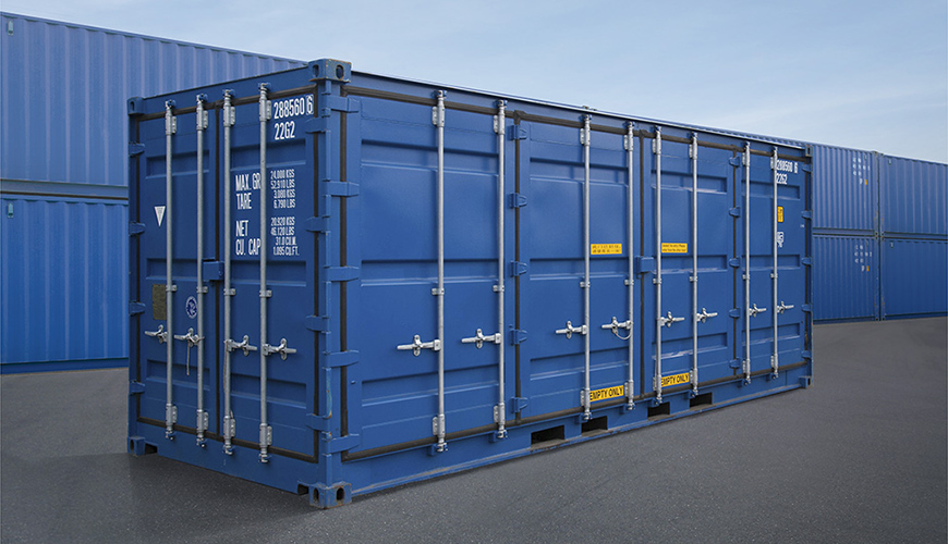 Hysun 20GP open side container 20 foot side opening dry freight shipping container