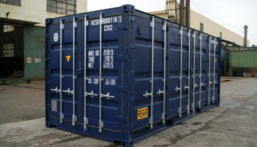 Hysun 20GP open side container 20 foot side opening dry freight shipping container